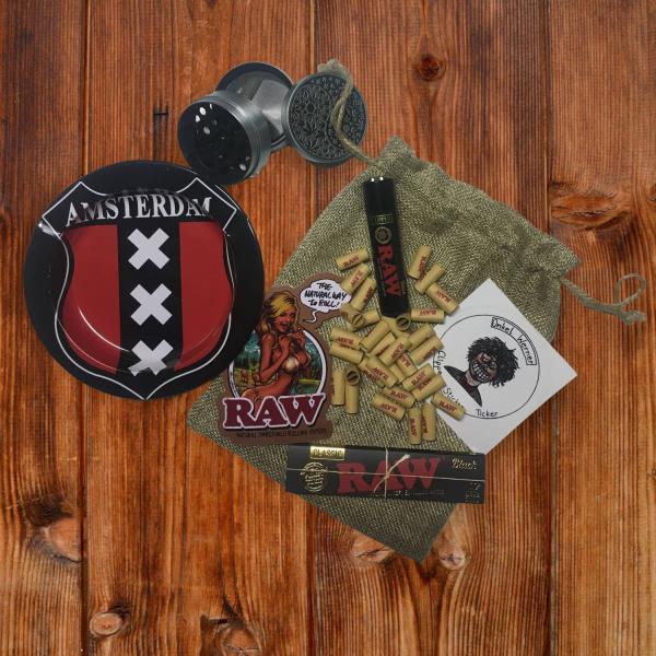 Aschenbecher Smoker Set RAW Amsti Edition
